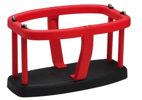 commercial heavy duty baby cradle toddler swing seat metal galvanied chain set rubber seat_00